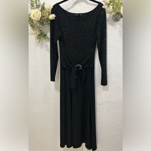 Elegant Black Sparkle Dress
